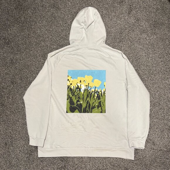 Nike Dri-Fit GFX Pullover Hoodie Photon Dust (FN3285-025), Size XL - Picture 5 of 6